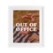 Stupell Industries Out of Office Pink Phone Framed Print Under Glass, design by Lil' Rue